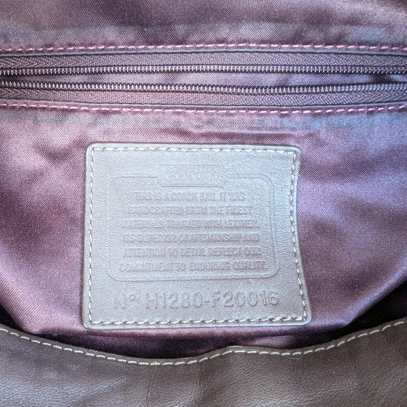 Coach Ashley Hand Drawn ScarfPrint Hippie Shoulder Bag - Picture 13 of 13